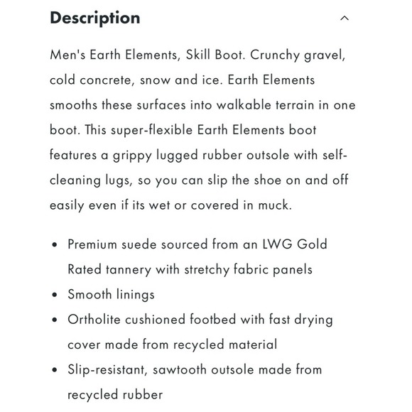 NIB Earth Elements 10M Skill Snow Winter Chukka Lug Sole Boots Suede Taupe - Picture 9 of 11